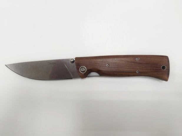 Нож складной « СТЕРХ » деревянные накладки.