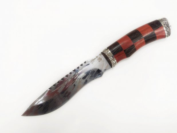 Нож « ВЕТЕР » сталь D-2 кованая .